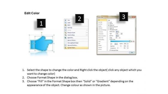 Hand Illustration 2 Stages Process Flow Chart For Manufacturing PowerPoint Slides