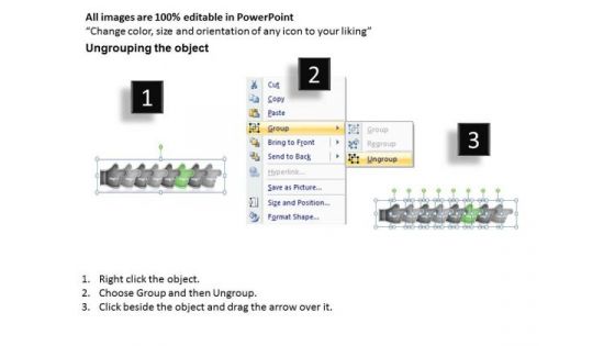 Hands Emphasizing 7 Stages Process Ppt Flow Chart For Manufacturing PowerPoint Templates