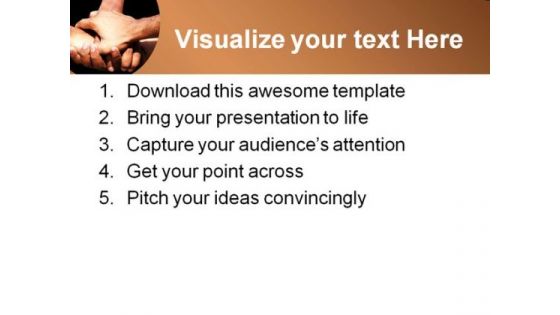 Hands Of Unity Success PowerPoint Themes And PowerPoint Slides 0511