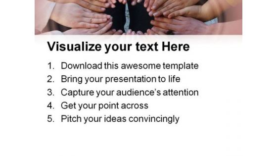 Hands Success People PowerPoint Themes And PowerPoint Slides 0911