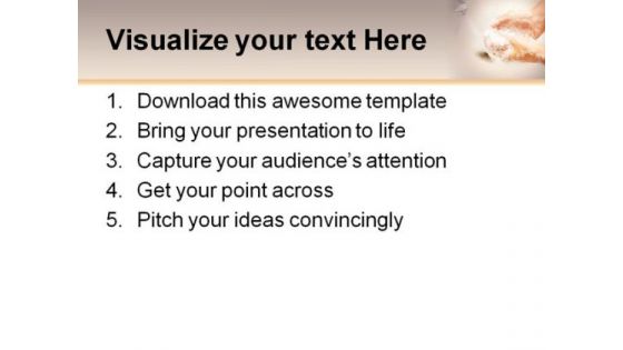 Hands Wash People PowerPoint Template 0610