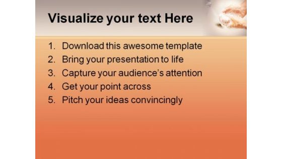 Hands Wash People PowerPoint Template 0610