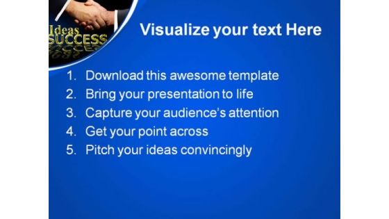 Handshake01 Success PowerPoint Templates And PowerPoint Backgrounds 0711