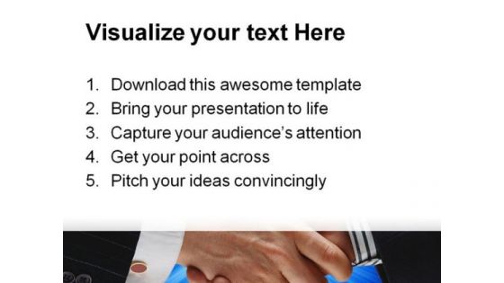 Handshake02 Business PowerPoint Templates And PowerPoint Backgrounds 0611