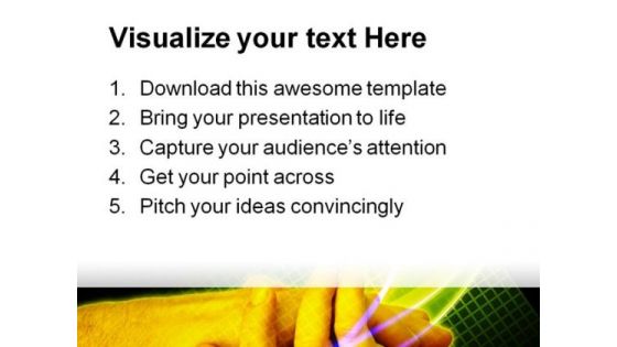 Handshake Abstract PowerPoint Templates And PowerPoint Backgrounds 0411
