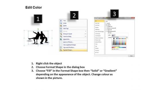 Handshake Business People Silhouettes PowerPoint Slides And Graphics