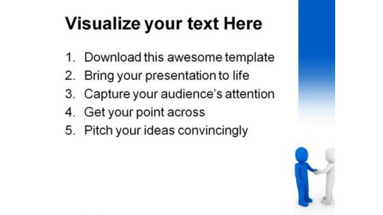 Handshake Business PowerPoint Backgrounds And Templates 0111