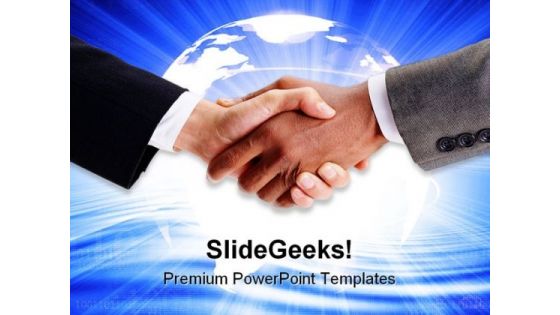 Handshake Business PowerPoint Templates And PowerPoint Backgrounds 0411