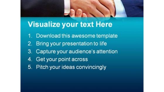 Handshake Business PowerPoint Themes And PowerPoint Slides 0611