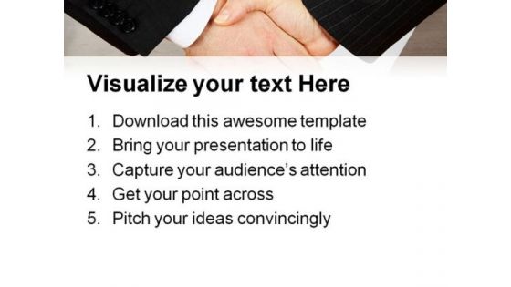 Handshake Business PowerPoint Themes And PowerPoint Slides 0711