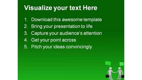 Handshake Meeting Business PowerPoint Themes And PowerPoint Slides 0911