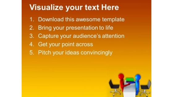 Handshake On Business Agreement PowerPoint Templates Ppt Backgrounds For Slides 0713