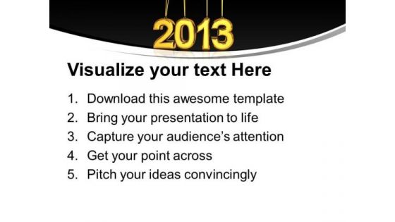 Hanging 2013 Alphabet PowerPoint Templates And PowerPoint Themes 1012