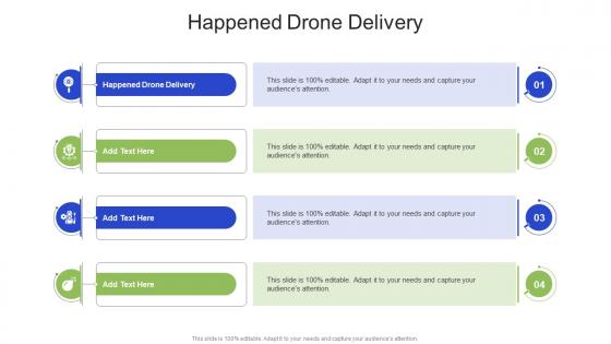 Happened Drone Delivery In Powerpoint And Google Slides Cpb