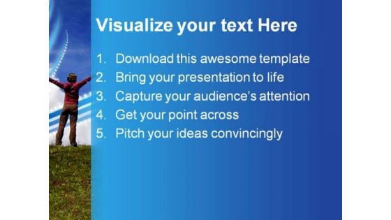 Happiness People PowerPoint Background And Template 1210