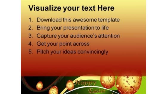 Happy Easter Festival PowerPoint Templates And PowerPoint Backgrounds 0211