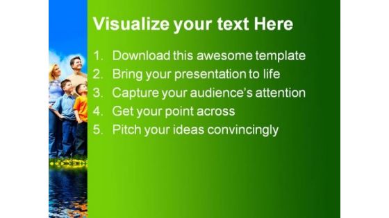 Happy Family Holidays PowerPoint Themes And PowerPoint Slides 0711