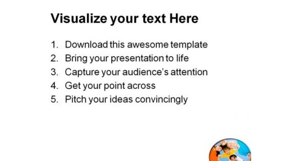 Happy Family People PowerPoint Themes And PowerPoint Slides 0911