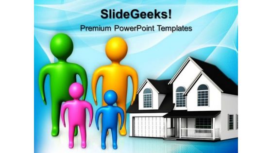 Happy Family Real Estate PowerPoint Templates And PowerPoint Themes 0712