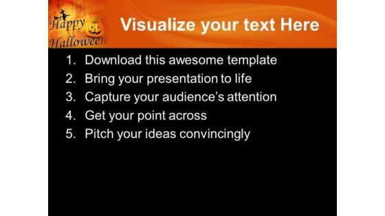 Happy Halloween Abstract PowerPoint Templates And PowerPoint Themes 0812