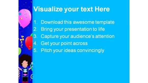 Happy Kids Entertainment PowerPoint Themes And PowerPoint Slides 0711