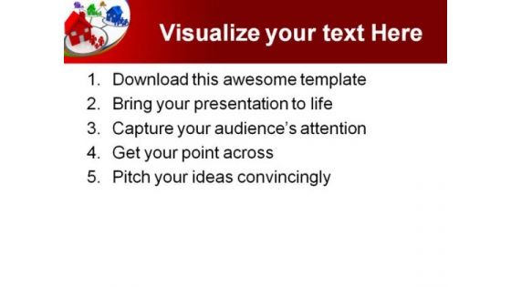 Happy Neighbours Family PowerPoint Themes And PowerPoint Slides 0811