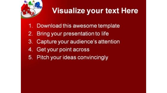 Happy Neighbours Family PowerPoint Themes And PowerPoint Slides 0811