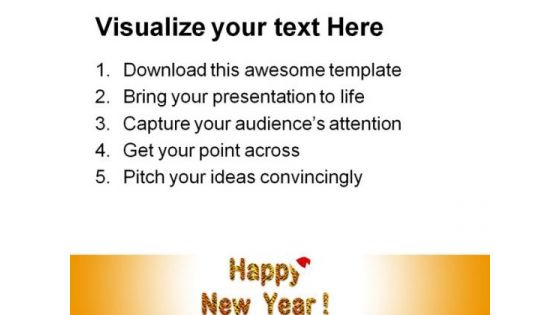 Happy New Year 2011 Festival PowerPoint Backgrounds And Templates 1210