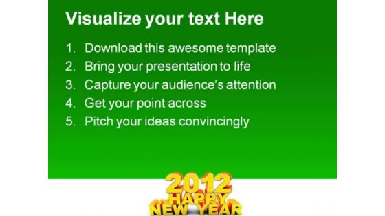 Happy New Year Abstract PowerPoint Templates And PowerPoint Backgrounds 1011