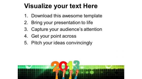 Happy New Year Business Concept PowerPoint Templates Ppt Backgrounds For Slides 1112