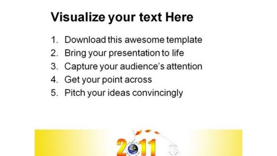 Happy New Year Business PowerPoint Themes And PowerPoint Slides 0511