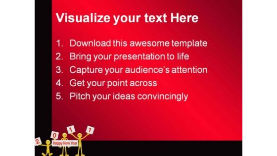 Happy New Year Festival PowerPoint Templates And PowerPoint Backgrounds 0411