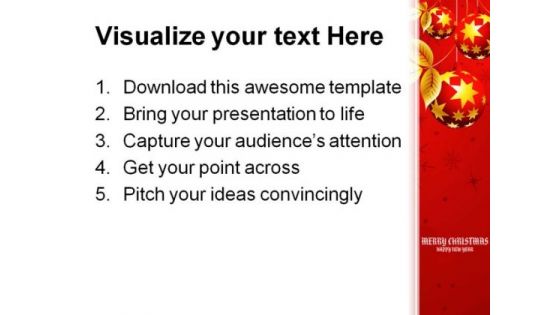 Happy New Year Holidays PowerPoint Template 1010
