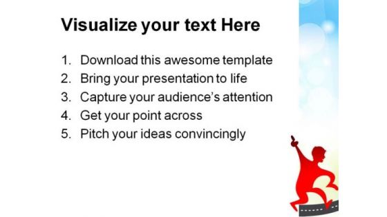 Happy Of Winning Success PowerPoint Templates And PowerPoint Backgrounds 0311