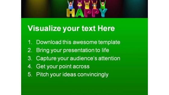 Happy People Business PowerPoint Templates And PowerPoint Backgrounds 0311
