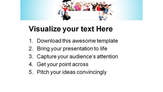 Happy People Business PowerPoint Templates And PowerPoint Backgrounds 0711