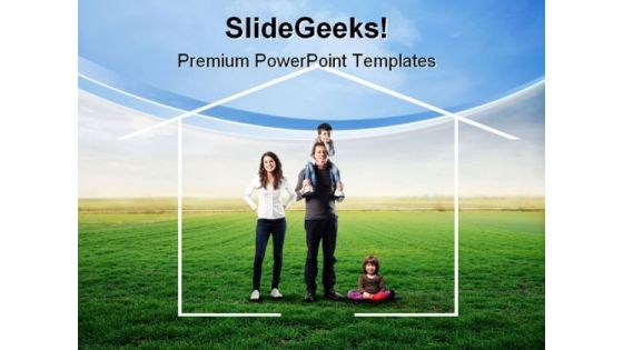 Happy People Family PowerPoint Themes And PowerPoint Slides 0811