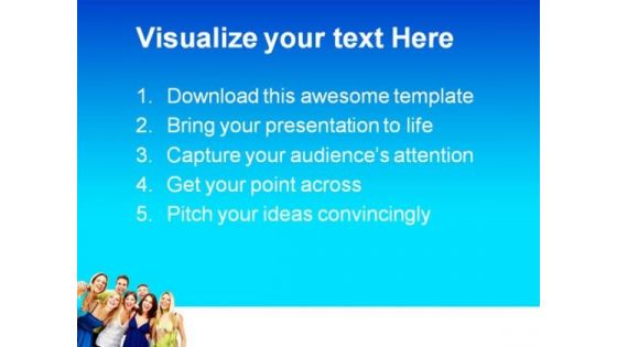 Happy People Youth PowerPoint Templates And PowerPoint Backgrounds 0611