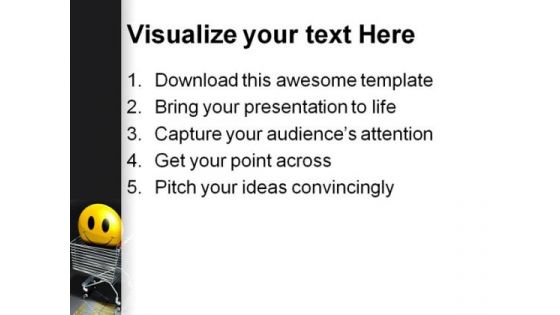 Happy Shoppers Sales PowerPoint Templates And PowerPoint Backgrounds 0611