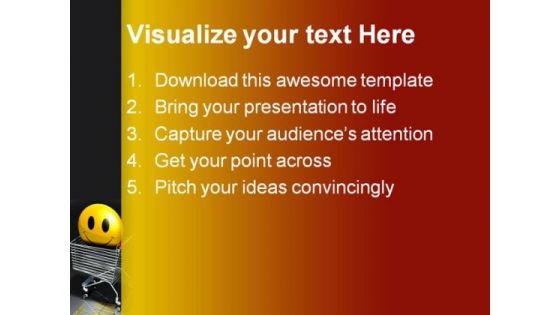 Happy Shoppers Sales PowerPoint Templates And PowerPoint Backgrounds 0611