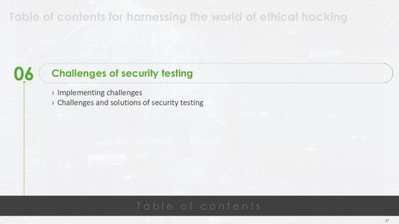 Harnessing The World of Ethical Hacking PPT Presentation