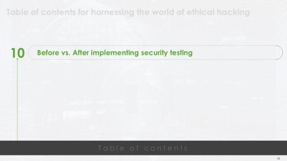 Harnessing The World of Ethical Hacking PPT Presentation