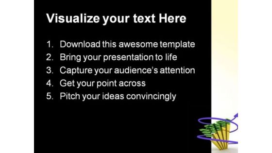 Hart With Growing Up Arrow Symbol PowerPoint Themes And PowerPoint Slides 0611