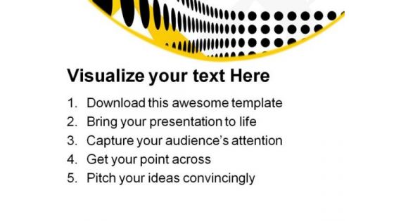 Hazard Dots Abstract PowerPoint Themes And PowerPoint Slides 0811