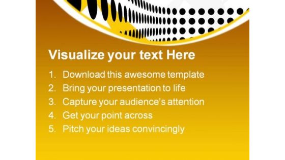 Hazard Dots Abstract PowerPoint Themes And PowerPoint Slides 0811