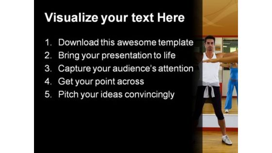 Health Club People PowerPoint Backgrounds And Templates 1210