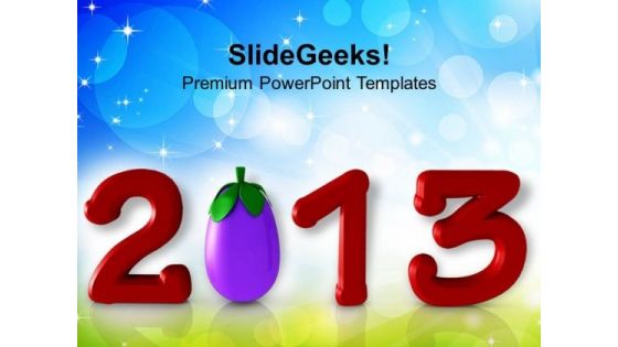 Health Concept In Upcoming Year Food PowerPoint Templates Ppt Backgrounds For Slides 1212