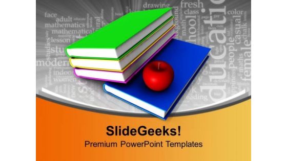 Health With Education Concept PowerPoint Templates Ppt Backgrounds For Slides 0213