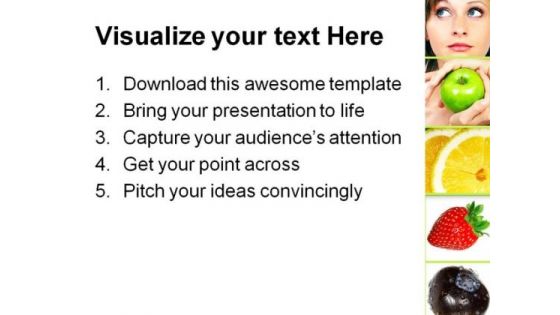 Healthy Collage Food PowerPoint Themes And PowerPoint Slides 0711