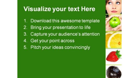 Healthy Collage Food PowerPoint Themes And PowerPoint Slides 0711